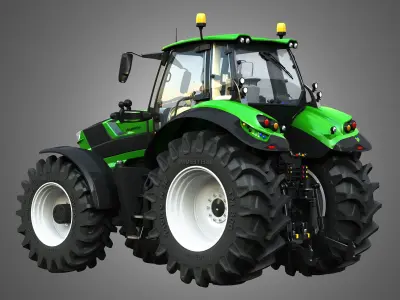 Deutz - Fahr 7 Series - 8280 TTV Tractor 3D model