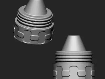 Gun Parts IMM Brush Pack 19 in One Vol 5 3D model