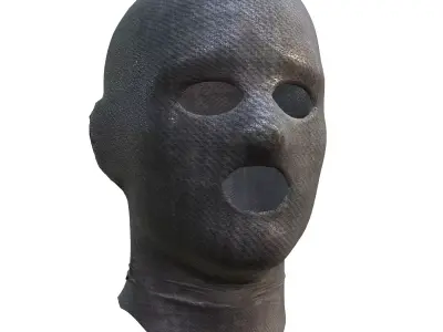 Balaclava Ski Mask Free low-poly 3D model