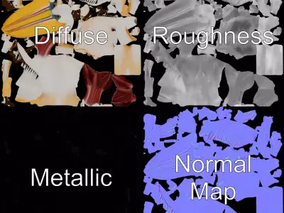 Elegant White Pelican model pack Low-poly 3D model