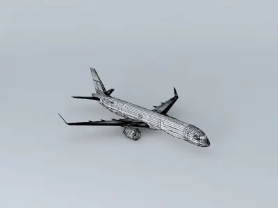 GoldenJet Paralympics Boeing 757 217W Free 3D model