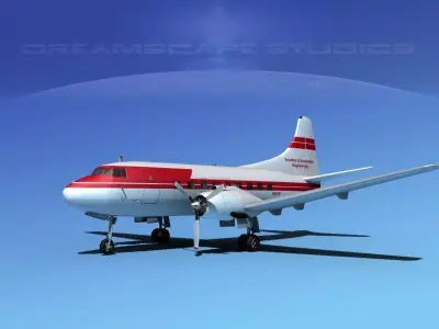 Martin 202 Executive 4 3D model