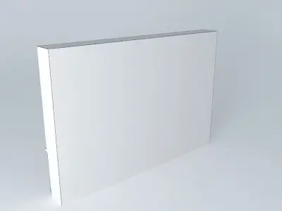 Bookcase entertainment center with shelves Free 3D model