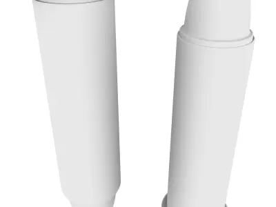 357 Magnum Cartridge 3D model