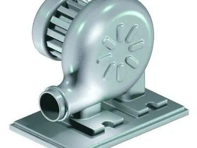 Industrial Air Blower 3D model