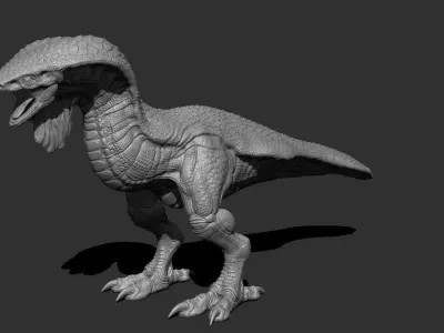 Galinideos 2021 Low-poly 3D model