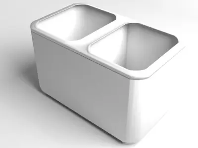 Aquarium - Betta Tank 3D model