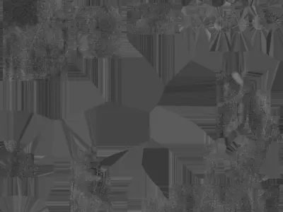 Low-Poly 3D Model of Pipe Air Conditioning Part Low-poly 3D model