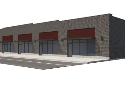 Retail-107 Retail Store 3D model