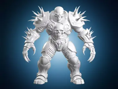 Chaos Terminator Figurine 3D Print Model 3D print model