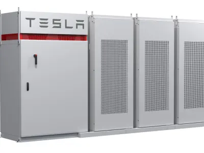 Tesla Storage System 3D model