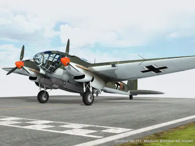 Heinkel He-111 3D model