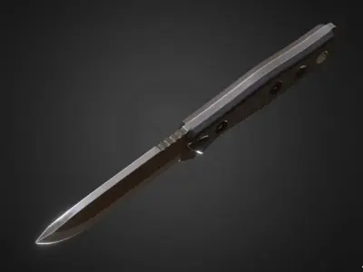 Fieldcraft Knife Low-poly 3D model