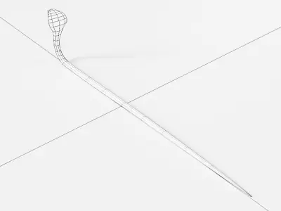 King cobra snake 3d model Free low-poly 3D model