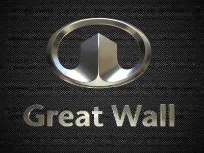 great wall logo 3D model