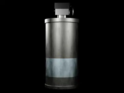 Smoke Grenade - made in Blender Low-poly 3D model