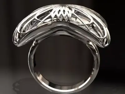 Rendering Anello Modello F 3D model