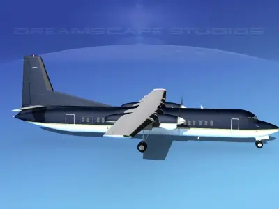 Fokker F-60 Corporate 5 3D model
