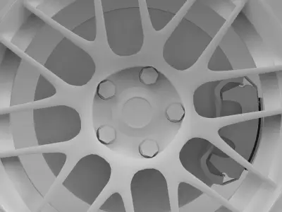 Chevrolet Camaro 2012 Hennesey wheel 3D model