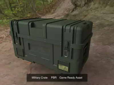 Military Crates - Game Assets 3D Model Pack