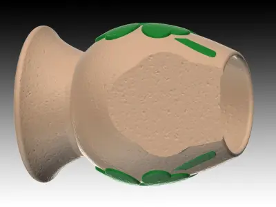 Aquarium-ornaments Octopus-pot -Four leaf clover- Free 3D print model