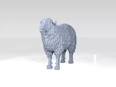Sheep Voxel 3D model
