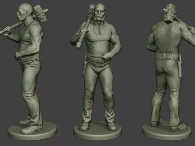 Bill HammerMan BH1 0007 3D print model