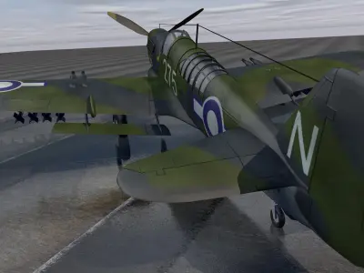 Fairey Firefly Mk-1 3D model