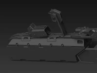 part scifi mortals spacecraft 3D model