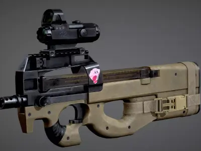 Submission gun 3d model1 3D model