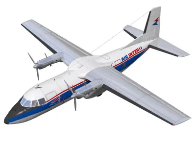 Nord-Aviation Nord 262 fregate 3D model