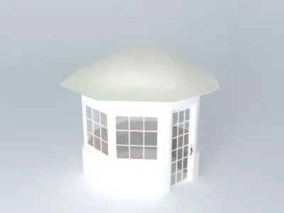 Gazebo house Free 3D model