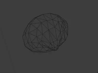 3D-Scanned Seashells - 2nd Set of 3 Low-poly 3D model