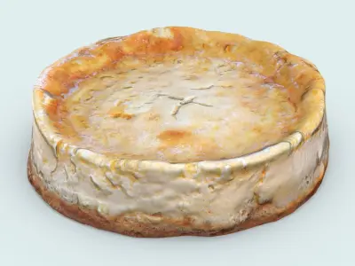 New York Style Cheesecake Classic 3D model