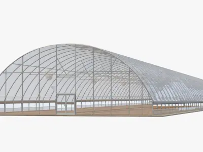 Agricultural Greenhouse Tent Frame 3D model