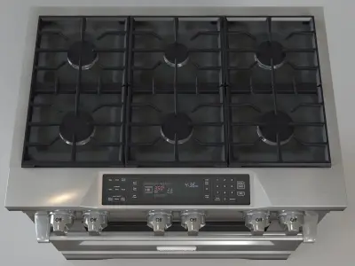 KitchenAid 36 6-Burner 3D model
