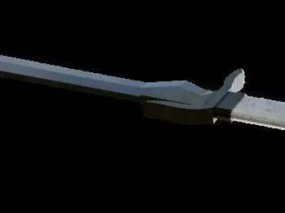 Half Leaf Sword Free 3D model