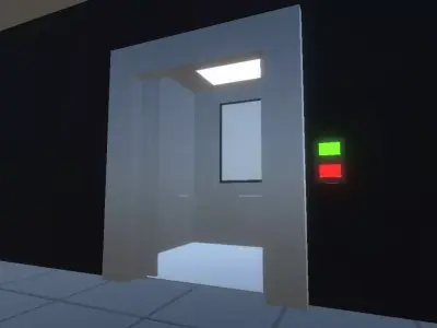 Military Control Building - Game Ready 3D Model PBR Low Poly Low-poly 3D model