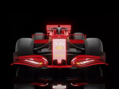Ferrari SF1000 Free 3D model