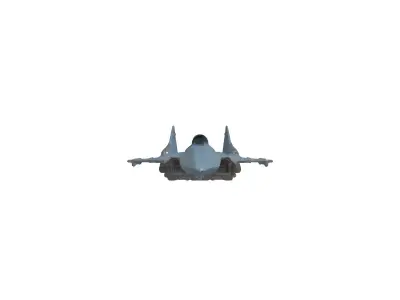 SciFi Fighter Jet 3D Model Low-poly 3D model