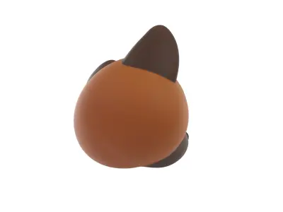 Prop137 German Shepherd Dog Head 3D model