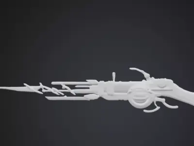 Arcane blaster mobile legends Low-poly 3D model
