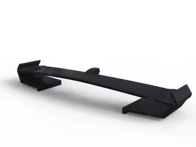 Sport spoiler tuning garage auto 3D model