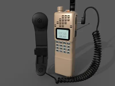Radio Baofeng-AR-152 Low-poly 3D model