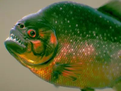 Red-bellied Piranha 3D model
