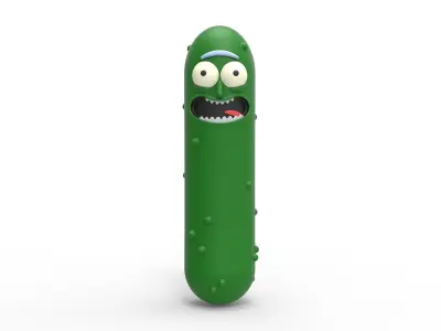 Pickle Rick 3D print model