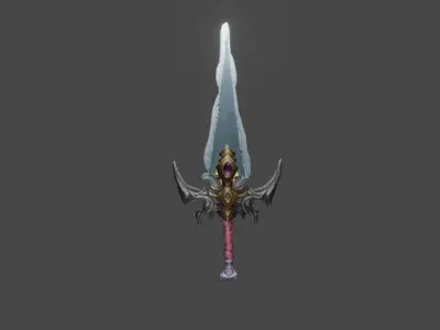 Zeloeman Sword A 49 Low-poly 3D model