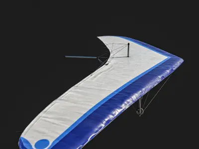 Hang Glider Low-poly 3D model