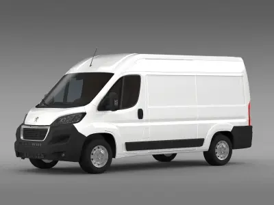 Peugeot Boxer Van L2H2 2017 3D model