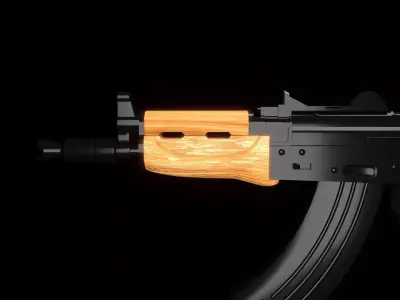 AK-47 Micro Draco Pistol 3D model